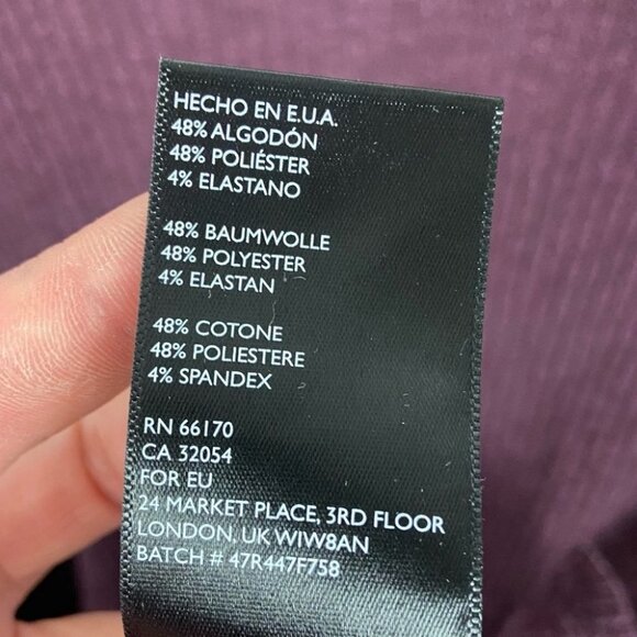 Free People Open Back Purple Turtleneck Cowl Sweater Oversized Size Small Boho S - Picture 11 of 16